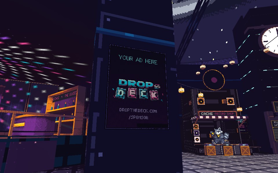A sponsor screen in THE RING